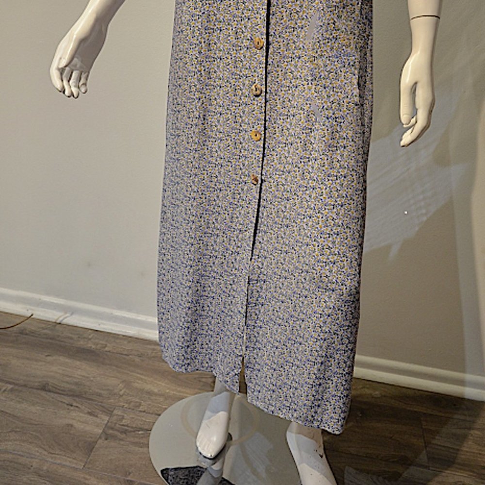 Vintage 90's Liberty Print B/F Maxi Dress - Picture 5 of 10